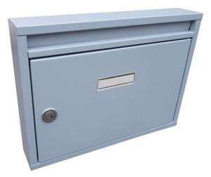 Poštovní schránka DLS-E-01-B-P_S, vhoz formát A4, interierové schránky, šedá RAL 7040