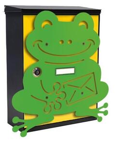 MIA box Frog Y - poštovní schránka s výměnným krytem a jmenovkou, žába