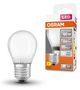 Matní LED žárovka E27 5.5 W STAR CLASSIC P, studená bílá