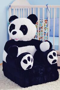 Svět pokojů Dětské plyšové rozkládací křesílko Panda