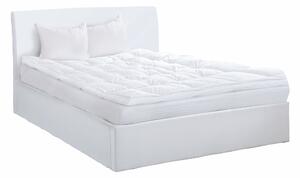 Manželská postel 180 cm Kralla (bílá) (s roštem). 1016018