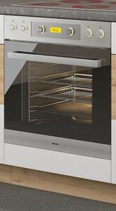 Kuchyňská skříňka pro vestavnou troubu Iconic 60DG, buk iconic/bílý mat, šířka 60 cm