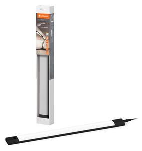 Černé podlinové LED světlo + senzor 8W LINEAR 500, laditelná bílá