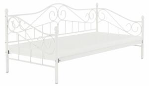 Jednolůžková postel 90 cm Danina (bílá) (s roštem). 1016020