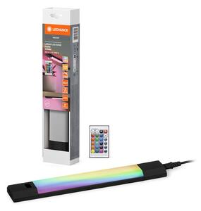 Černé LED podlinkové svítidlo RGBW LINEAR EDGE 300mm