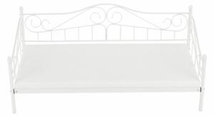Jednolůžková postel 90 cm Danina (bílá) (s roštem). 1016020