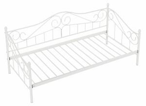 Jednolůžková postel 90 cm Danina (bílá) (s roštem). 1016020