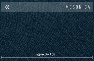 Tmavě modrá látková dvoumístná pohovka MESONICA Musso Tufted 173 cm