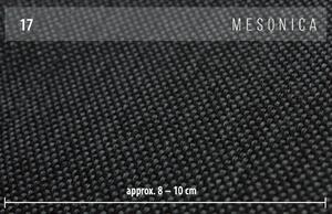 Tmavě šedá látková rohová pohovka MESONICA Musso I, levá 248 cm