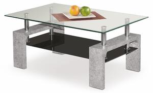 Skleněný konferenční stůl Hema2350, beton
