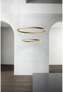 Luceplan - Compendium Circle LED Závěsné Světlo Ø72 Brass - Lampemesteren
