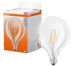 Čirá LED žárovka E27 7W STAR GLOBE, studená bílá
