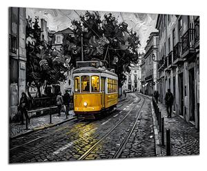 Obraz na plátně Lisabonská tramvaj , jednodílný 4417AX