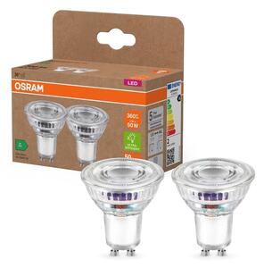 2 ks ultra účinná LED bodovka GU10 2W PAR16, teplá bílá
