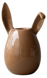 Velikonoční svícen Rabbit Shiny Nougat 13 cm DBKD