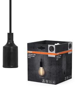 Černé stropní svítidlo E27 max 15 W VINTAGE BELL OSRAM