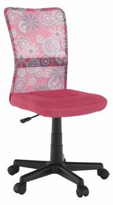 Dětská otočná židle Gofry (růžová). Vlastní profesionální přeprava až k Vám domů 1016085