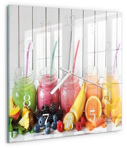 Skleněné hodiny Smoothie zskb-30x30-00090977