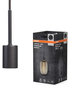 Vintage tmavě šedé závěsné svítidlo E27 PENDULUM NEEDLE OSRAM