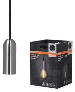 Stříbrné stropní svítidlo E27 max 15 W VINTAGE ROUND OSRAM