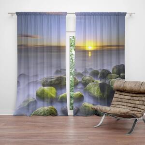 Sablio Závěs Kameny v jezeře: 2ks 140x250cm
