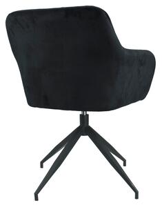 Otočná židle Viata (tmavě šedá + černá) . 1064126