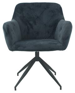 Otočná židle Viata (tmavě šedá + černá) . 1064126