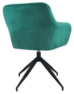 Otočná židle Viata (zelená + černá) . 1064129