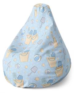 Sablio Sedací vak Pear Hračky na písek - 70 x 95 x 15 cm
