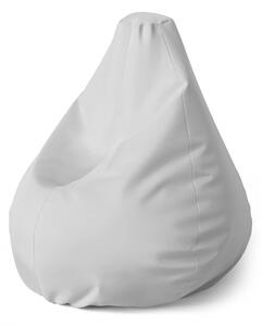 Sablio Sedací vak Pear Šedá - 140 x 100 x 25 cm