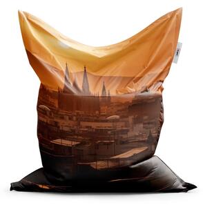 Sablio Sedací vak Classic Barcelona Night Skyline - 150x100 cm