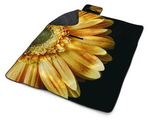 Sablio Plážová deka žlutá gerbera: 200x140 cm