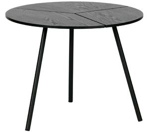 Hoorns Černý dřevěný konferenční stolek Ramon 48 cm