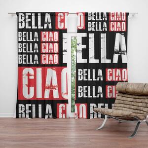 Sablio Závěs La Casa de Papel Professor or Bella Ciao motiv 2: 2ks 140x250cm