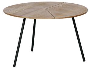 Hoorns Hnědý dřevěný konferenční stolek Ramon 60 cm