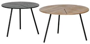 Hoorns Hnědý dřevěný konferenční stolek Ramon 60 cm