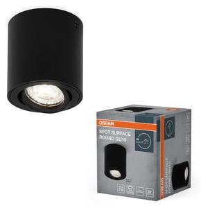 Bodové stropní svítidlo černé GU10 SPOT SURFACE ROUND OSRAM