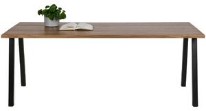 Hoorns Dřevěný ořechový jídelní stůl Arthur 200x90 cm