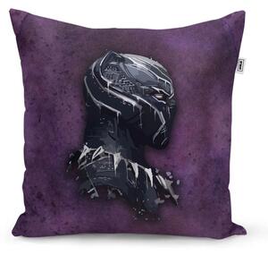 Sablio Polštář BLACK PANTHER z profilu Fialový mlhavý - 40x40 cm