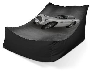 Sablio Sedací vak Lounge Aston Martin Tmavé pozadí - 80 x 95 x 50 cm