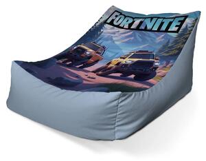 Sablio Sedací vak Lounge FORTNITE Off-road auta - 80 x 95 x 50 cm