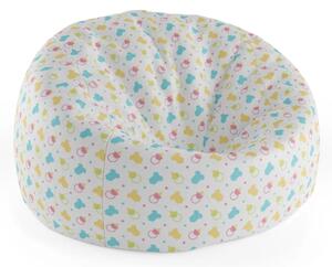 Sablio Sedací vak Cocoon Dudlíky a body - 75 x 45 x 35 cm