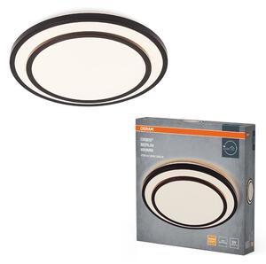 LED stropní svítidlo černé 36 W BERLIN 490 mm, teplá bílá OSRAM