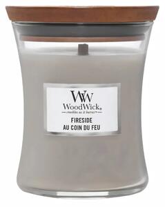 WoodWick Malá vonná svíčka WoodWick, Fireside