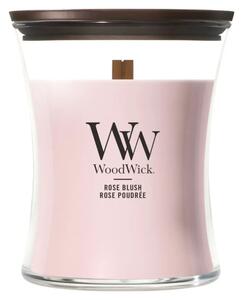 WoodWick Malá vonná svíčka WoodWick, Rose Blush