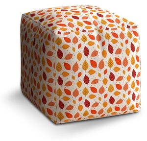 Sablio Taburet Cube Barevný listopad - 40x40x40 cm