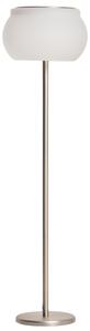 Kave Home Stříbrná kovová stojací LED lampa Leruna 146 cm