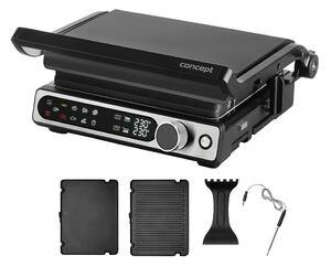 Concept ge3500 - Kontaktní gril s teplotní sondou 2000W/230V černá