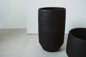 Váza keramická Pure Black 19 x 30 cm