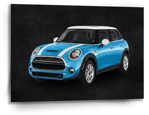 Sablio Obraz Mini sedan Černé pozadí - 90x60 cm